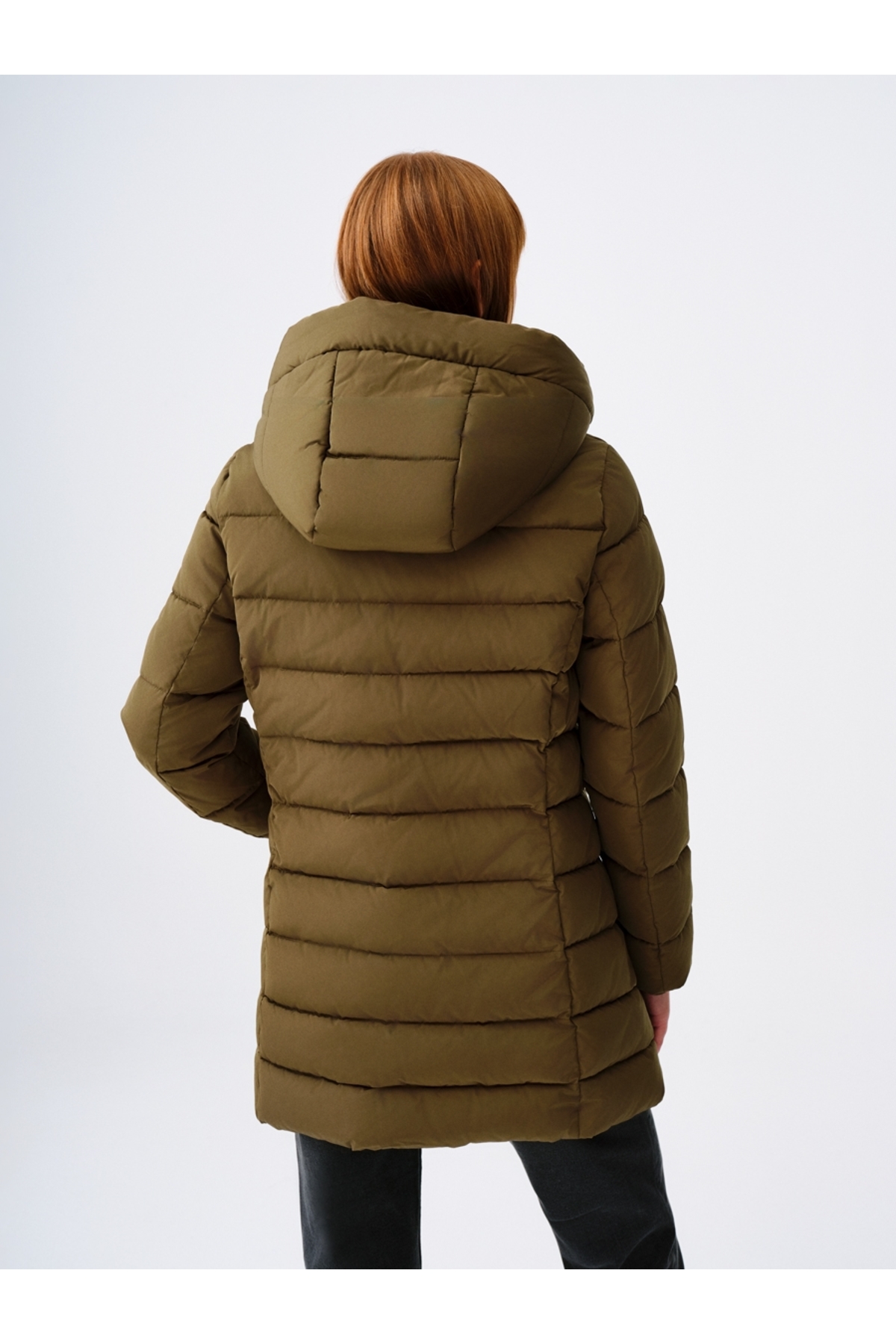 Loft  Kadın Mont Haki Lf2037282 - Görsel 3