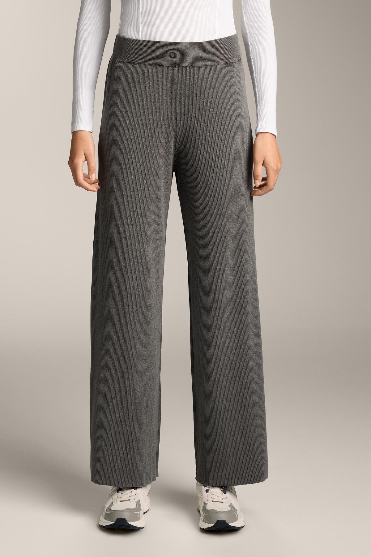 اویشو شلوار راسته بافتنی رنگ‌پریده