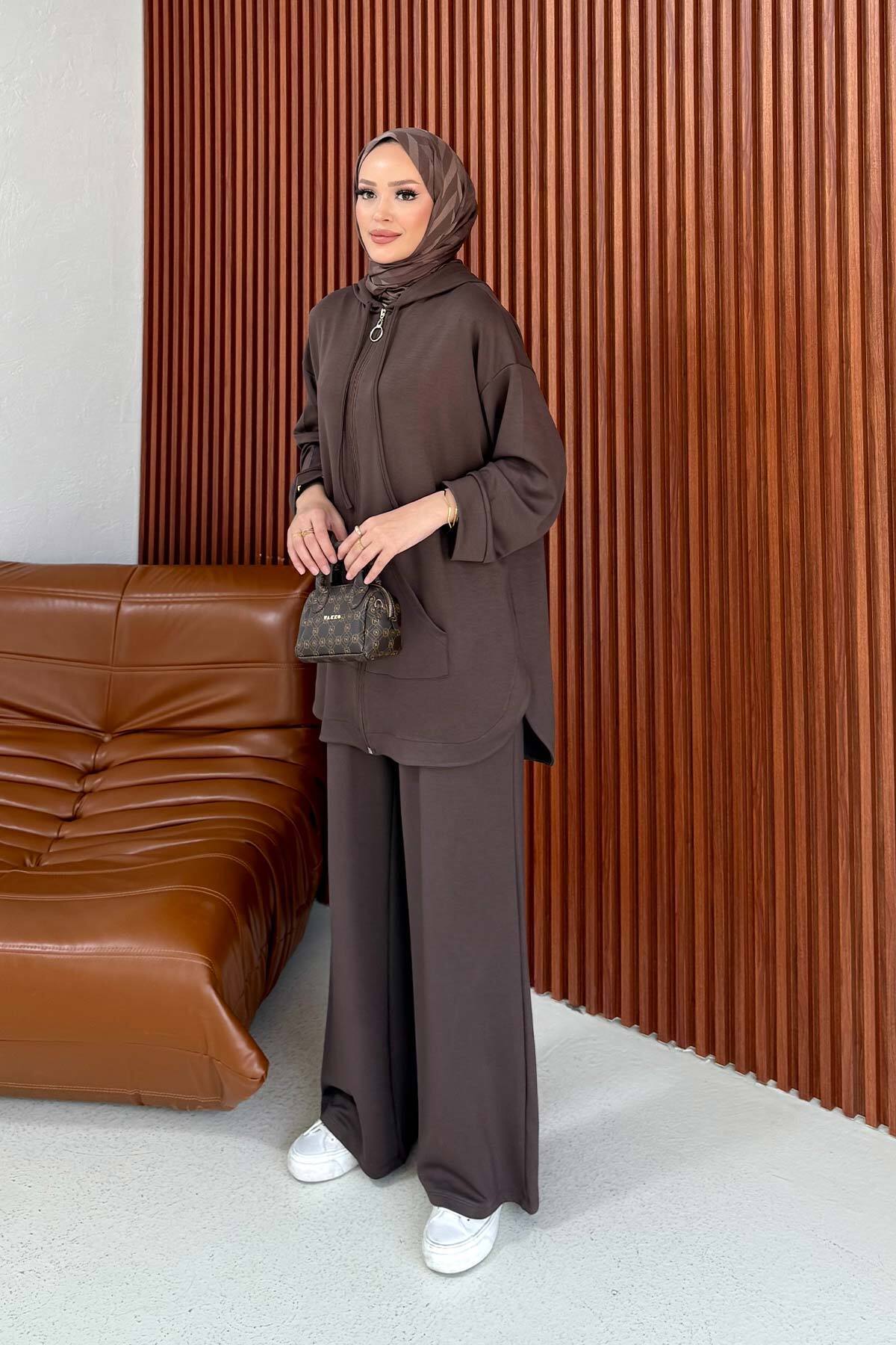 Melike Tatar Modal Fermuarlı Takım 68-6201