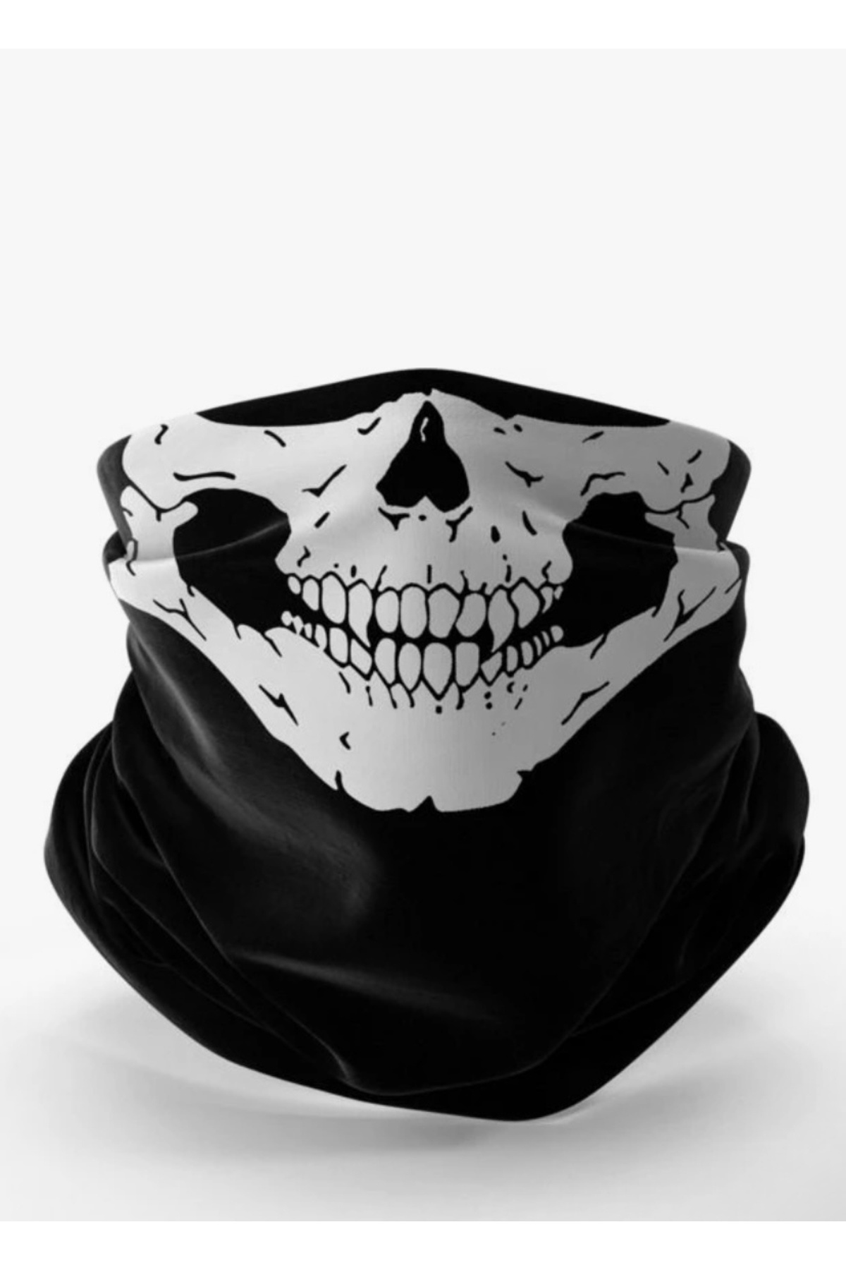 sf collection Kuru Kafa Baf Boyunluk Unisex Motorcu Buff Bandana Maske