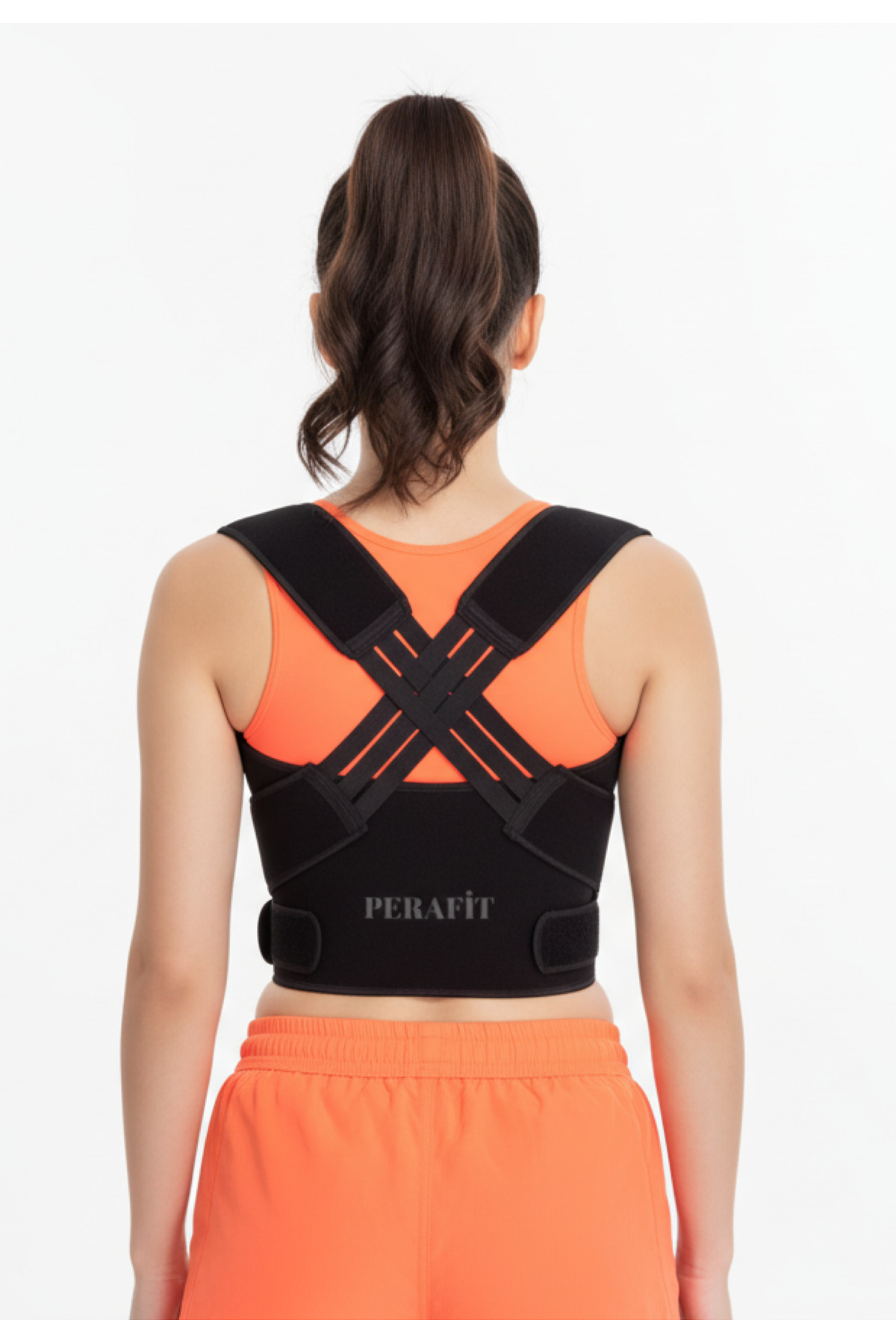 Perafit Lastikli Dik Duruş Korsesi | Sırt ve Bel Desteği – Ayarlanabilir Ortopedik Postür Düzeltici