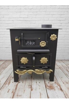 ADA KUZİNE Izgaralı 35 lik kuzine odun sobası