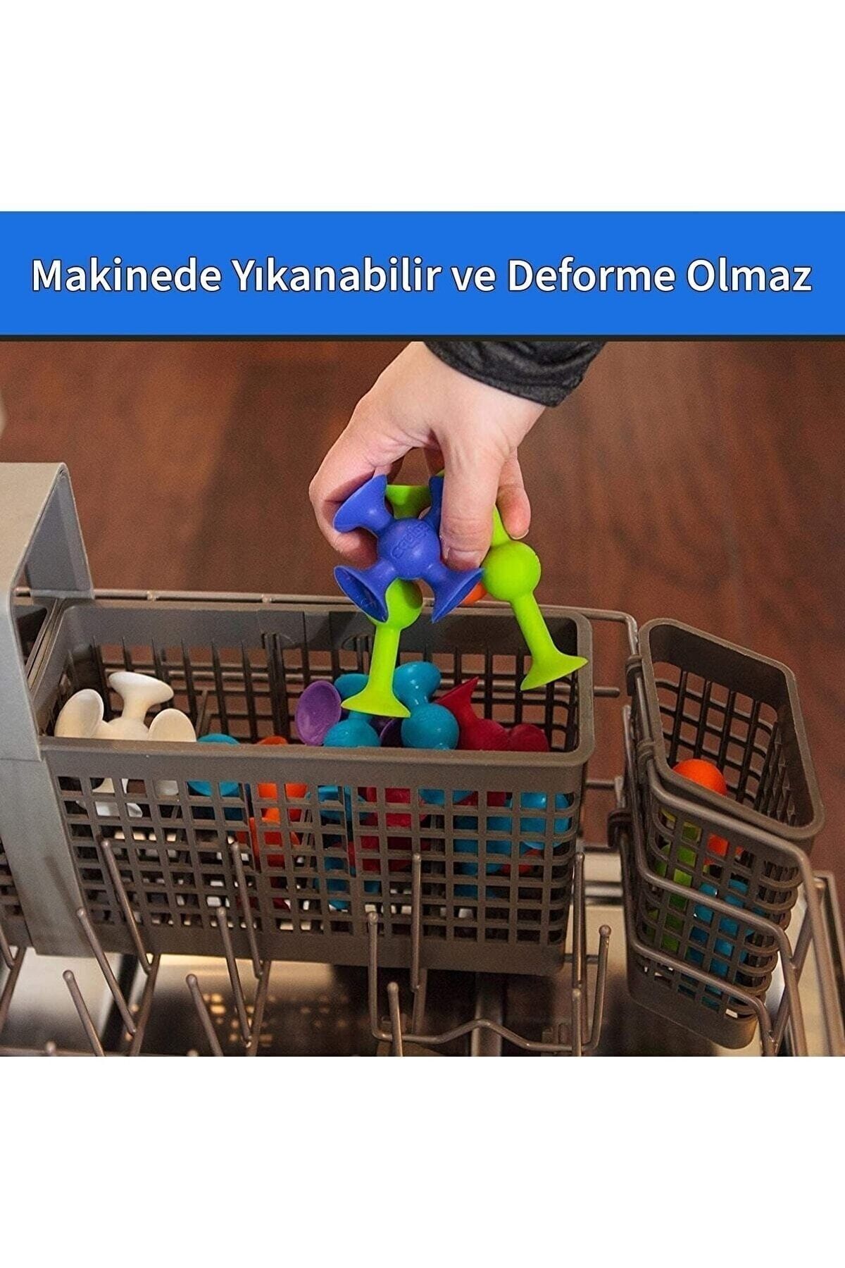 Rovexa Vakum Molekül 25 Parça Yapı Taşları Fidget Duyusal Banyo Oyuncak fotoğrafı 3 (önizleme)