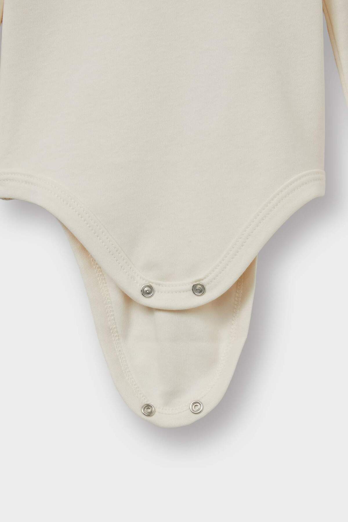 Defacto 2'li Takım Çıtçıtlı Uzun Kollu Body Kalp Desenli Elbise Kız Bebek F4636A525AU fotoğrafı 6 (önizleme)