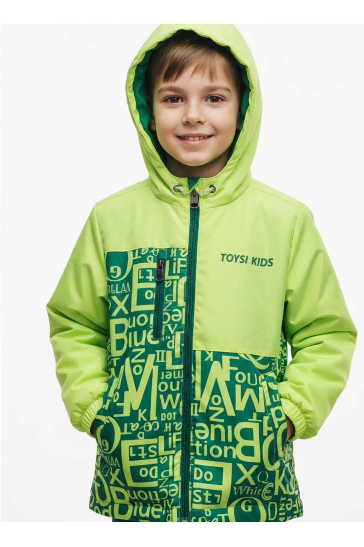 TOYSİ KİDS ERKEK ÇOCUK SU GEÇİRMEZ ASTARLI KAPŞONLU YAĞMURLUK fotoğrafı 5 (önizleme)