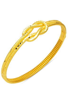 Bilezikci Ajda Aşk Düğümü 14 Ayar Altın Kelepçe Bilezik