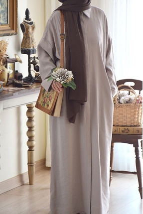 EMİNOS BUTİK Oversize Modal Ferace