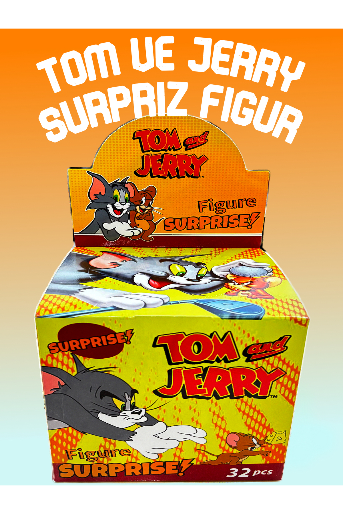 Besify Tom ve Jerry Sürpriz Figür Paket Tom and Jerry Sürpriz