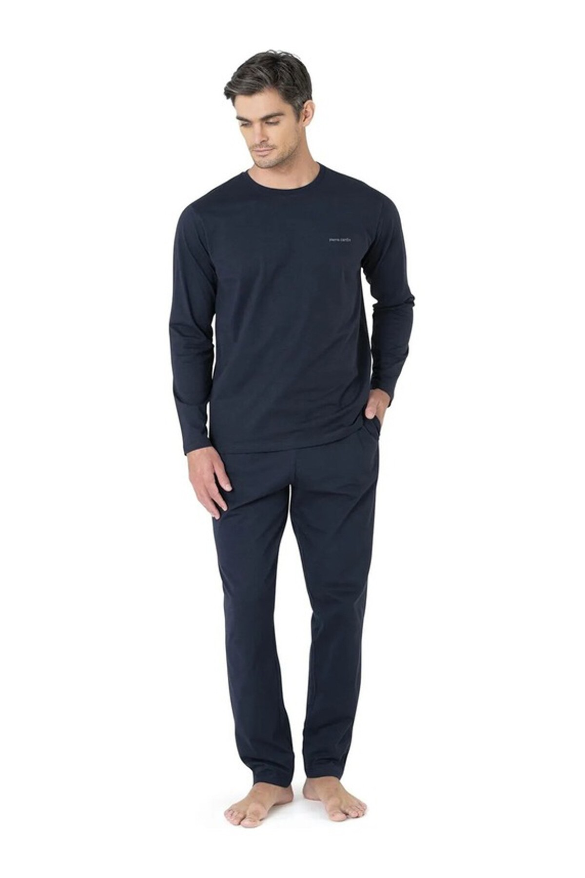 ست پیژامه و لباس خواب مردانه راسته فاق نرمال آستین بلند | پیر کاردین Pierre Cardin PC-5635 - تصویر 2