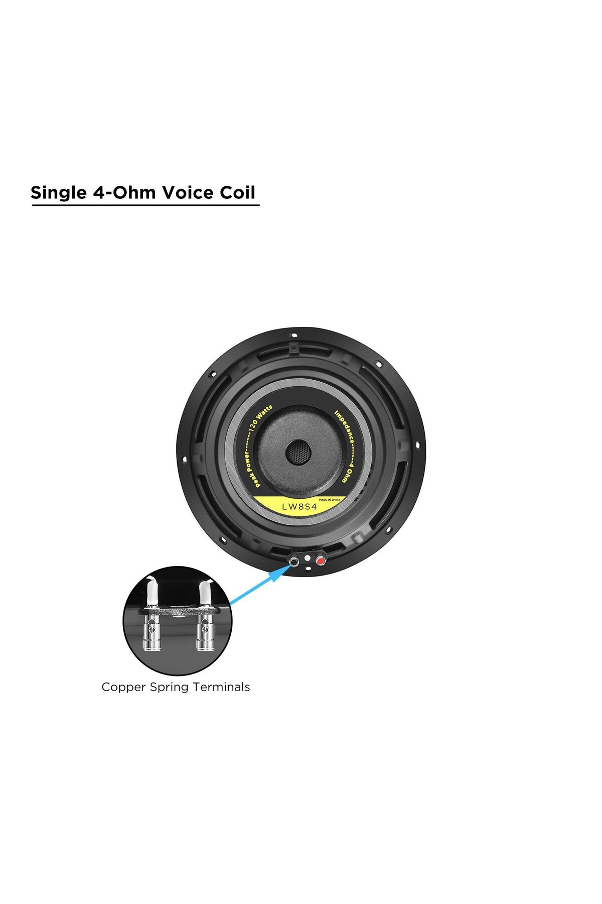 RECOIL LW-8S4 20cm Subwoofer (160 Watt) - Fiyatı, Yorumları