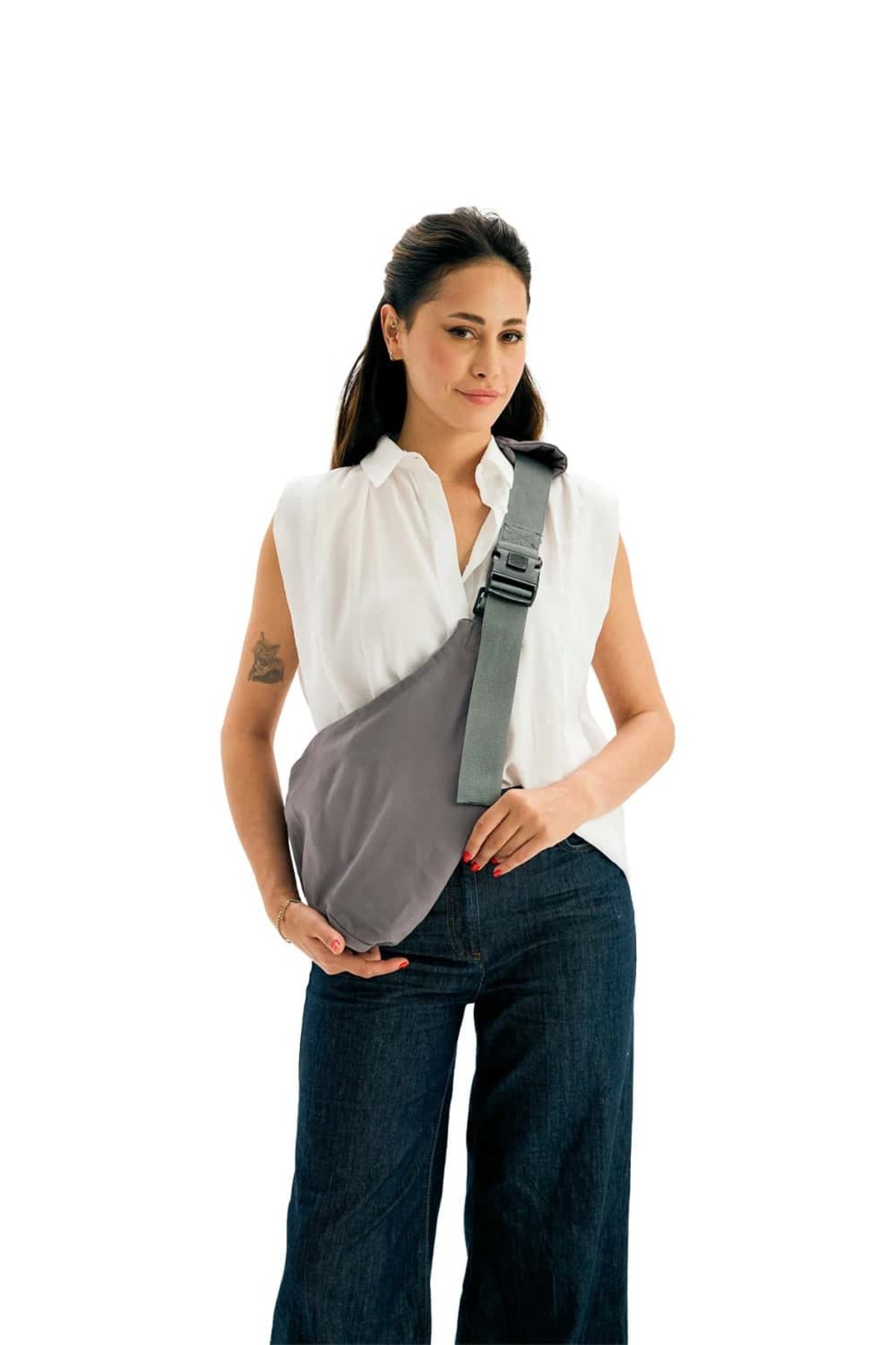 miniboni Yan Sling Bebek Taşıma Slingi – Ergonomik ve Rahat Kullanım