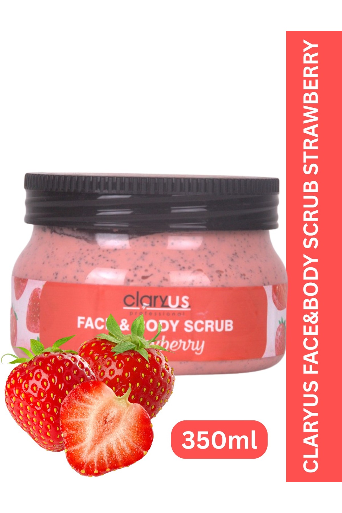 Claryus Face&Body Scrub Strawberry 350 ml. - Fiyatı, Yorumları