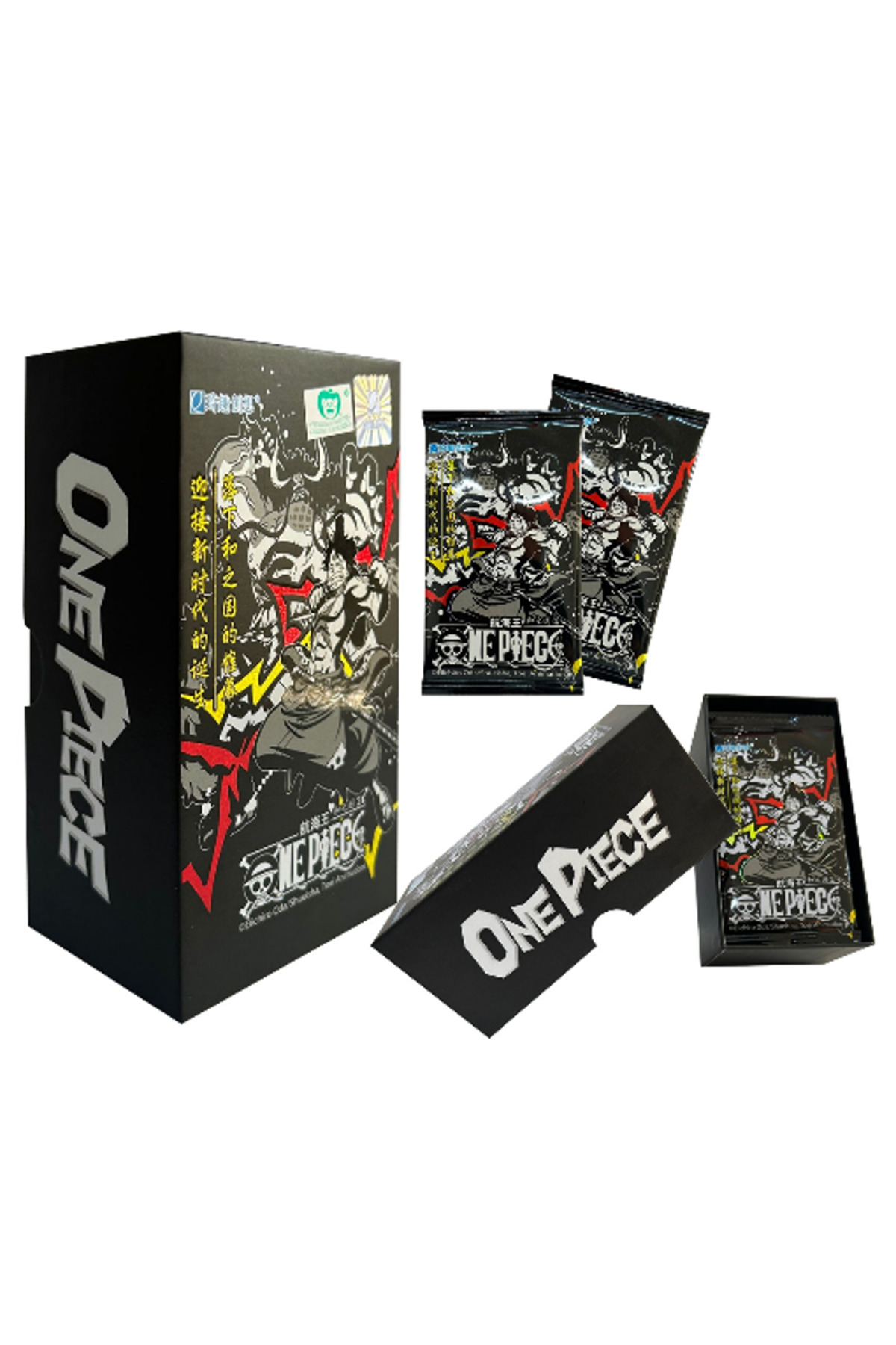 BANDAI One Piece Card Game: Wanokouni Black Box (10 Booster Paket