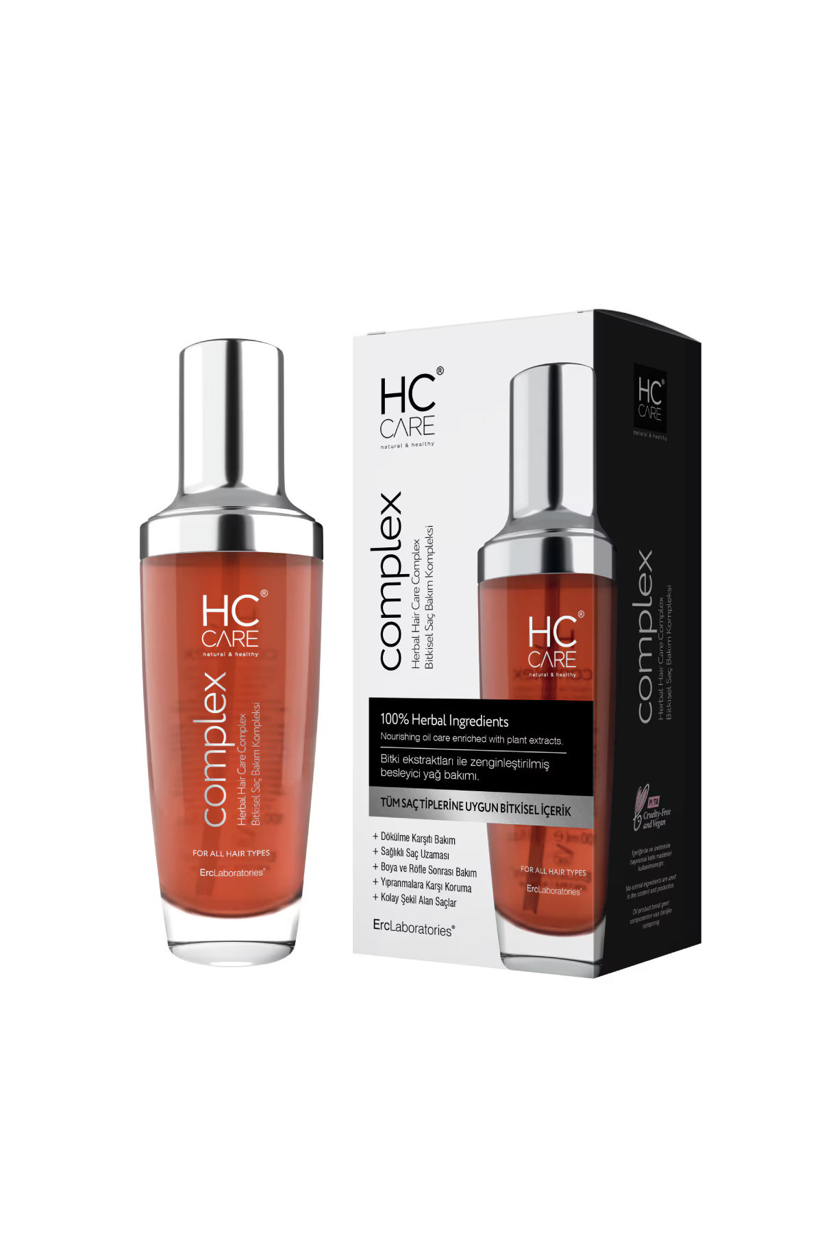 HC Care Complex Bitkisel Saç Bakım Yağı 100 ml