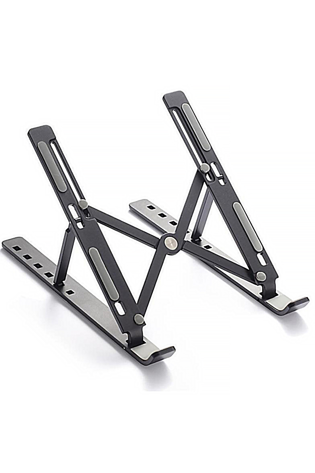 Vivesta Shop Stand Dayanıklı Metal Katlanabilir Ayarlı Siyah Renk Dizüstü Laptop Standı Tablet Laptop Tutucu