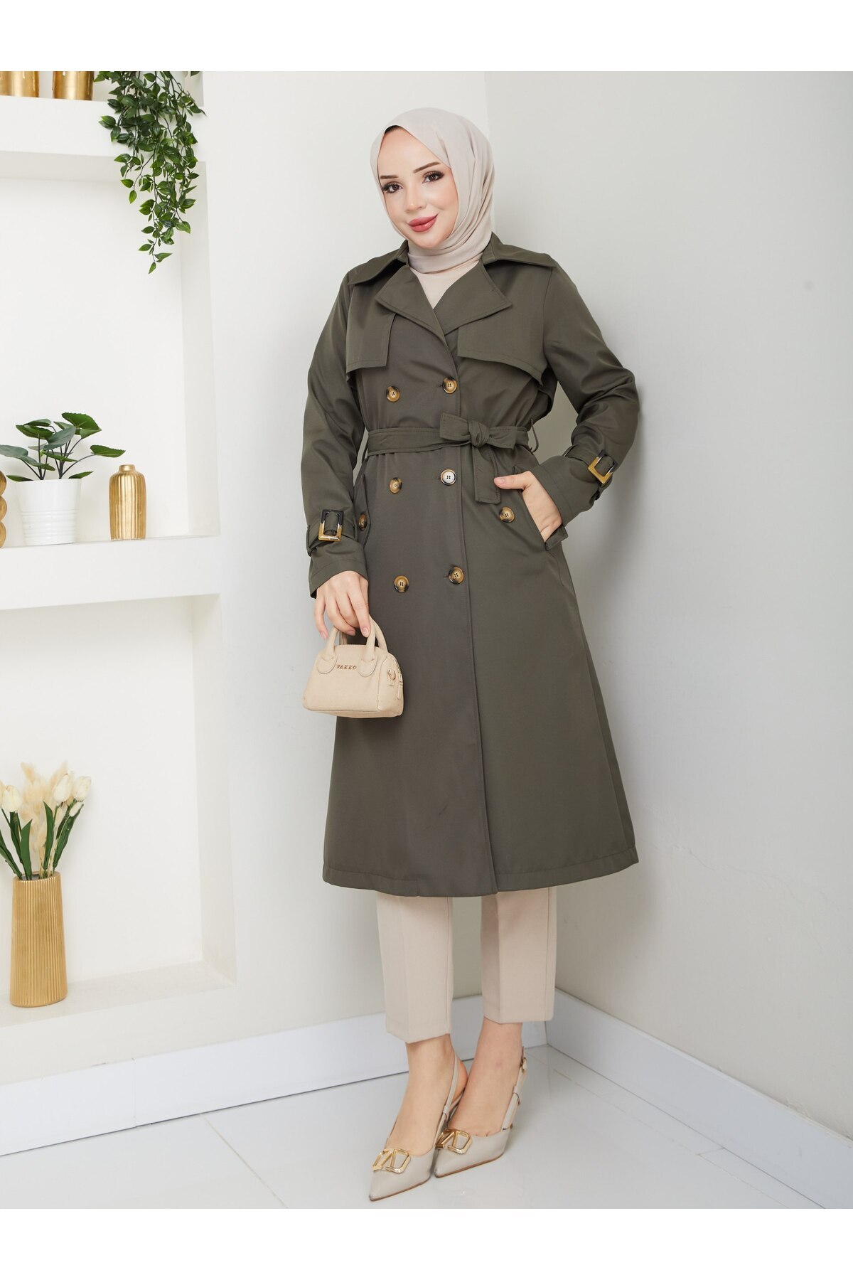 Green Women Trench Coats 🧥 40-80% off! | Stylish Outerwear Green Women Trench Coats 🧥 40-80% off! | Stylish Outerwear