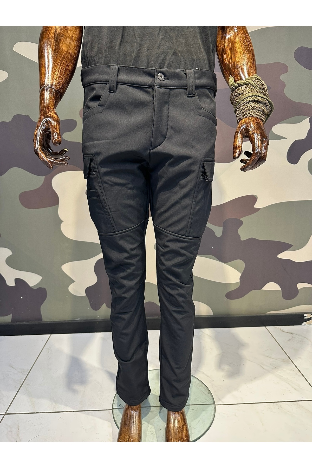 Genel Markalar Kışlık Softshell Motorcu Pantolonu - Su ve Rüzgar Geçirmez