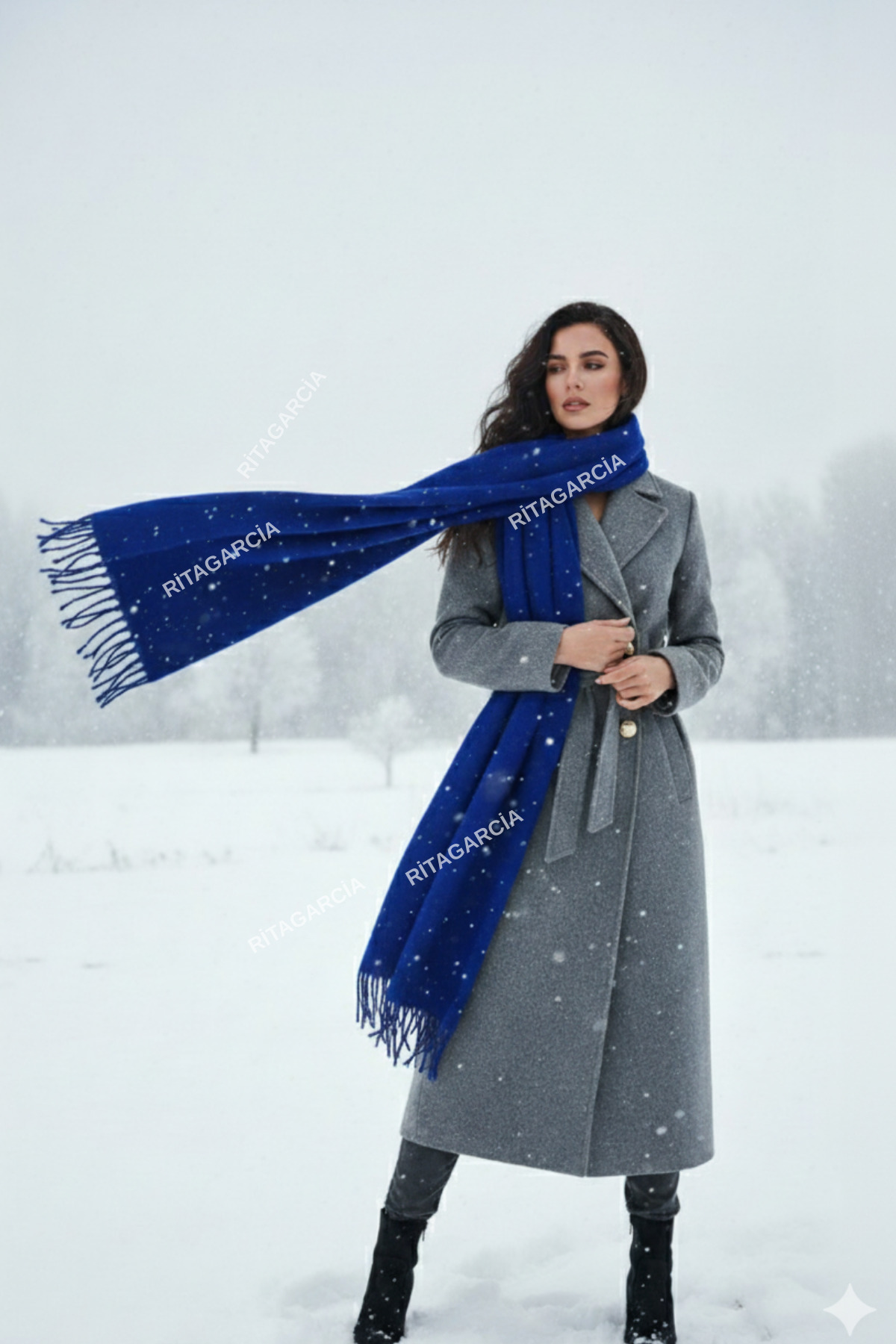 Ritagarcia Puffy Chic Premium Soft Buklet Atkı görsel 2