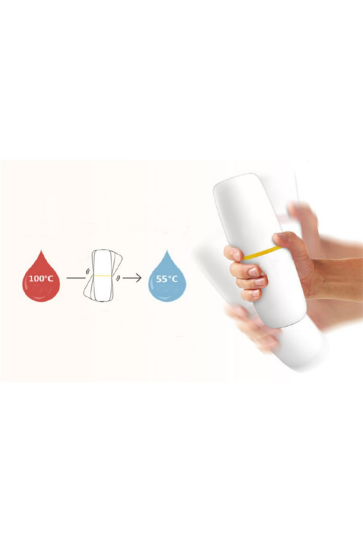 jojobebek Çocuk Sıcak Su Taşıma Termos Çift Duvarlı Paslanmaz Çelik, BPA’sız, Sızdırmaz Kapak 280 ml fotoğrafı 5 (önizleme)