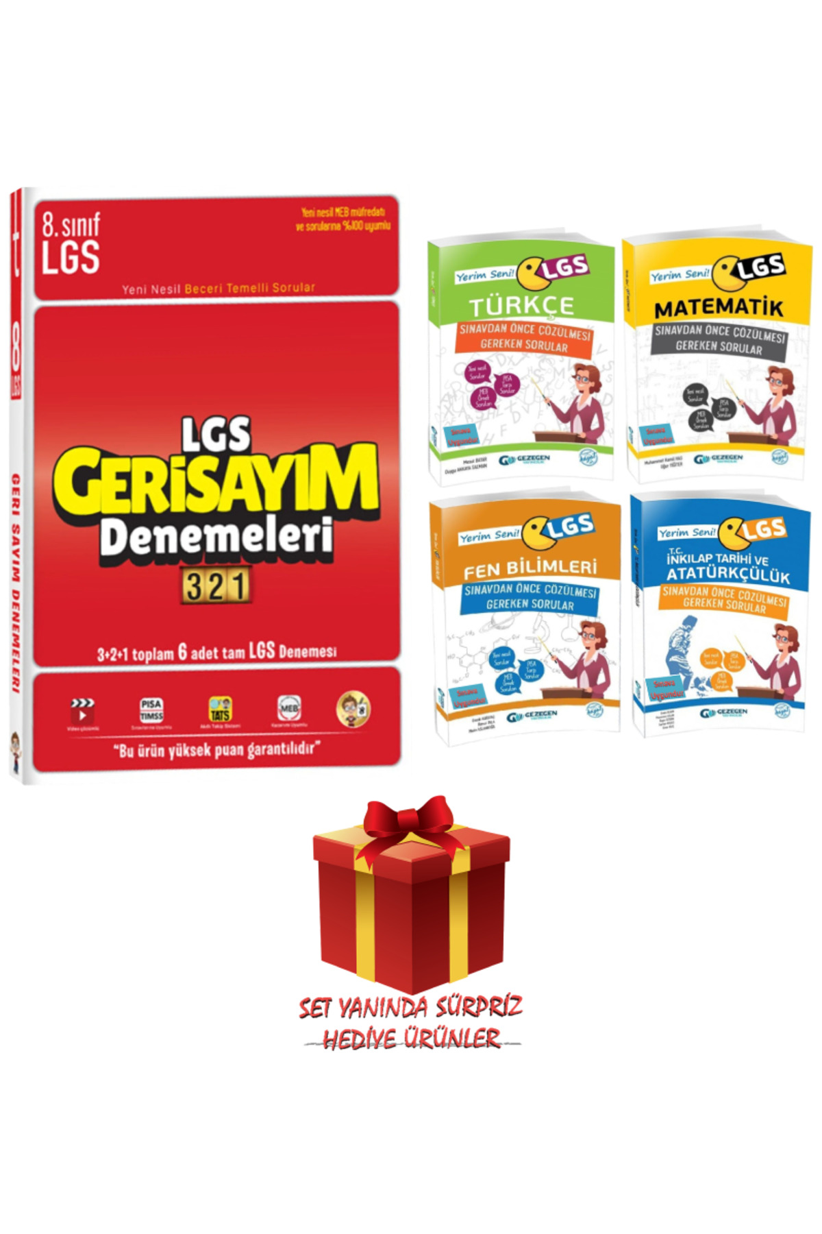 Tonguç Yayınları 8. Sınıf - LGS Geri Sayım Denemeleri 321+Yerim