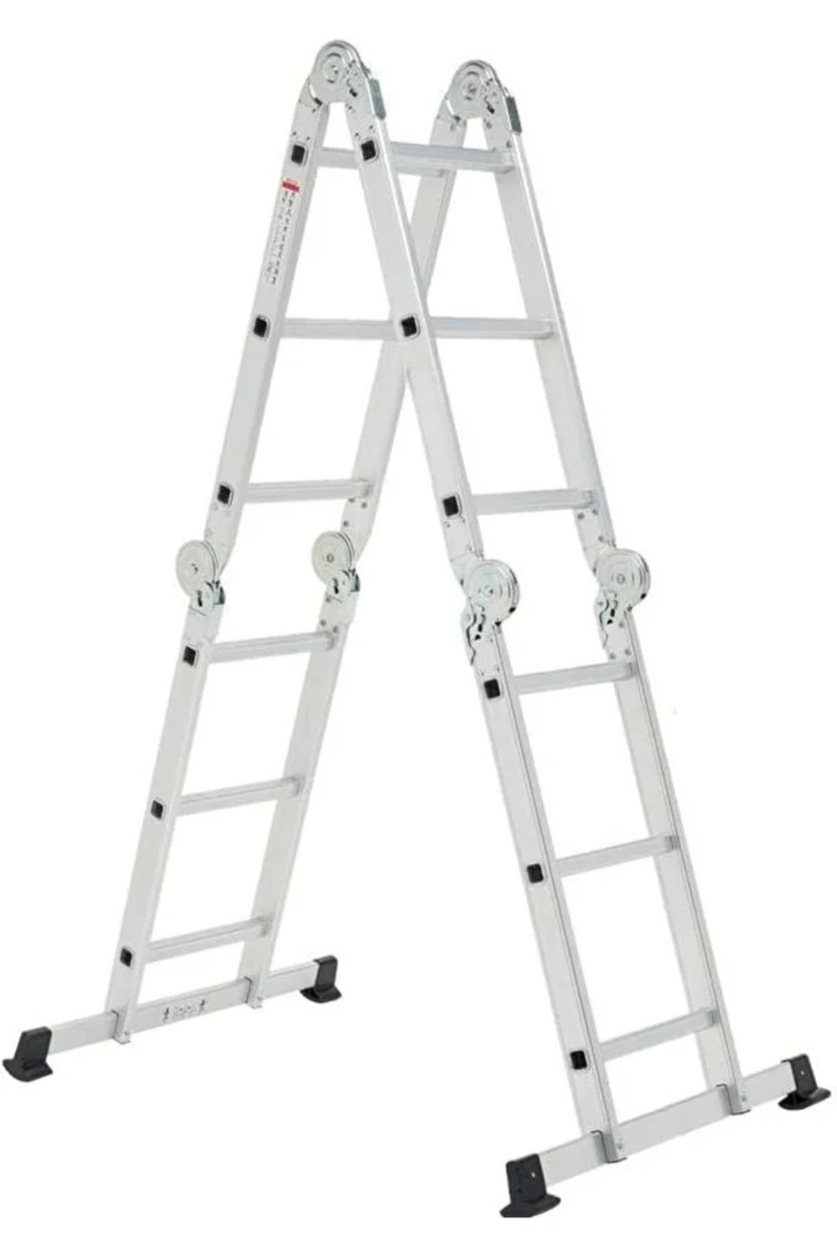 سلم قابل للطي متعدد الأغراض يحتوي على 12 درجًا