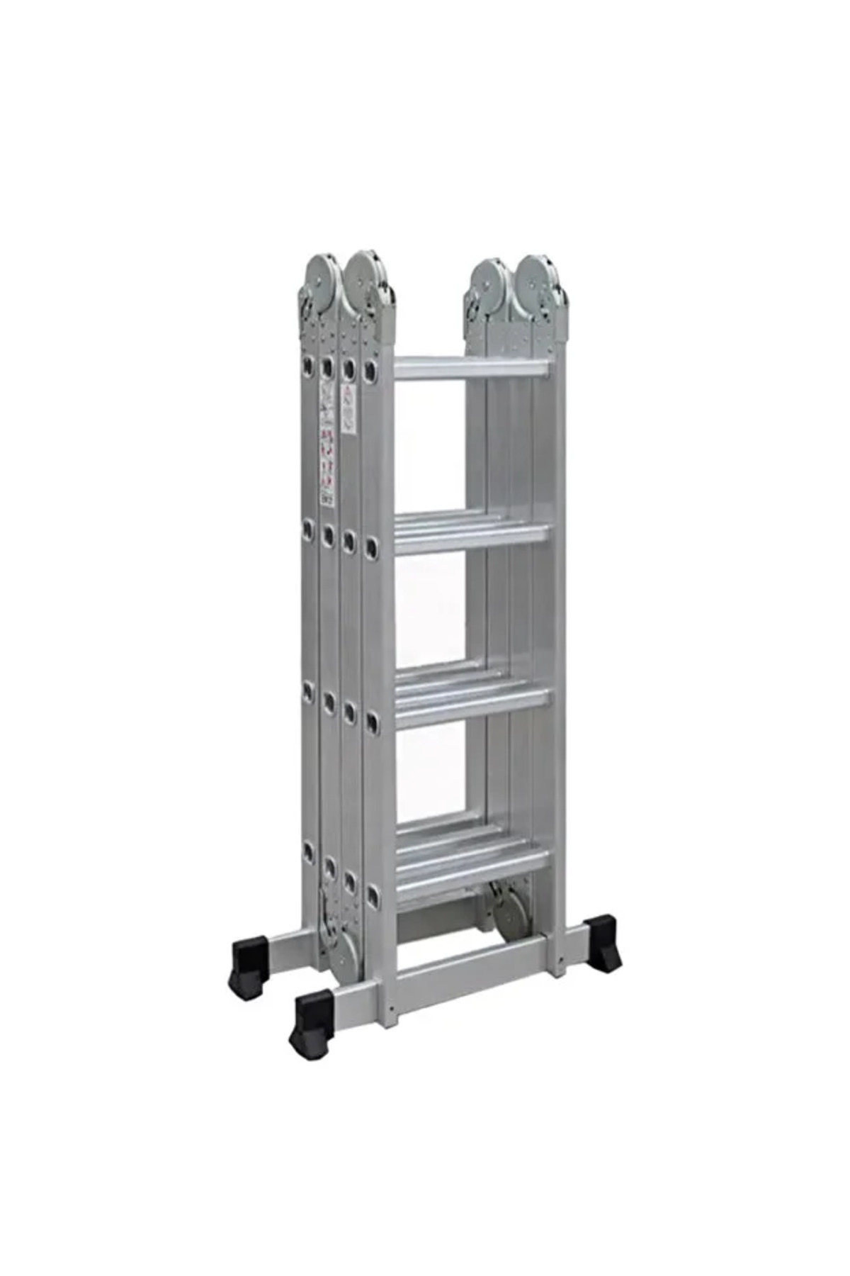 سلم قابل للطي متعدد الأغراض يحتوي على 12 درجًا