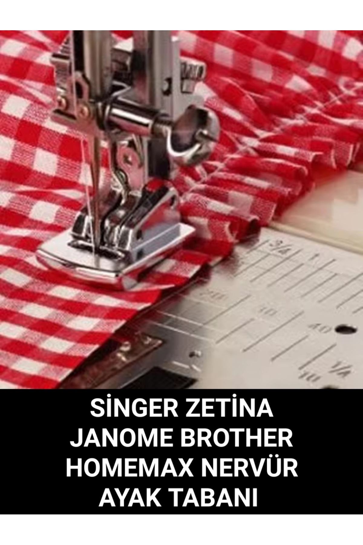 Swart Singer Zetina Janome homemax Bernina Büzgü ayak tabanı