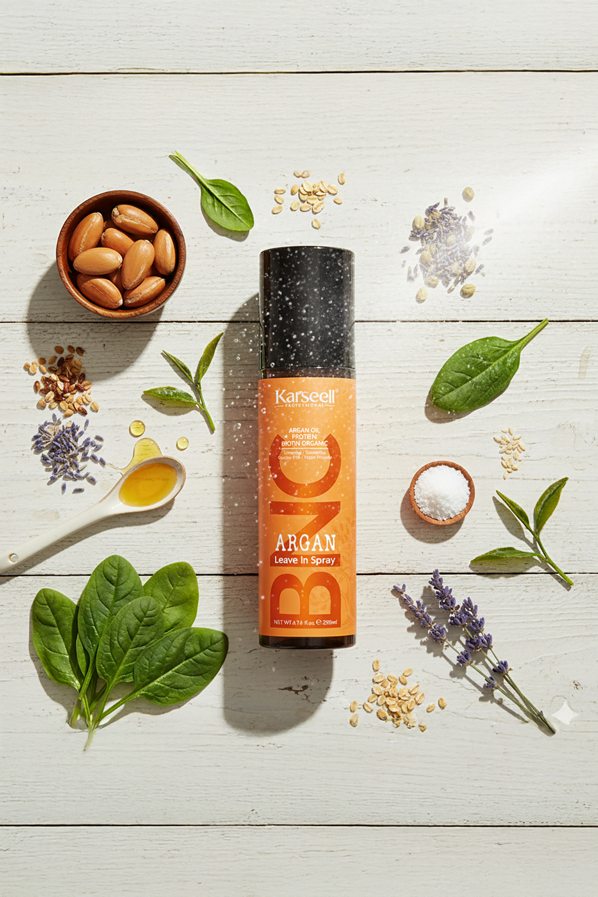 BNC Collagen Argan Protein Biotin Durulanmayan Sprey 200 ml — BNC-007 — تصویر 2 از 4