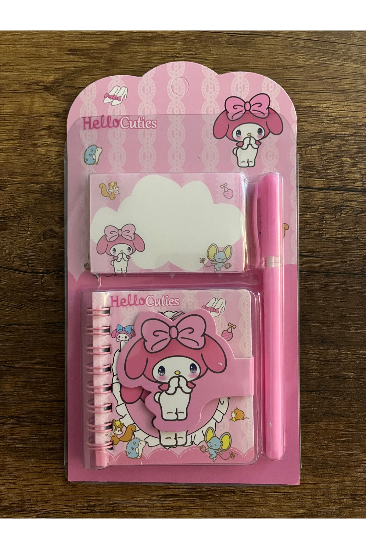 HELLO MAMMY MY KITTY　韓国版 gülümse gel Kırtasiye Okul Seti Kuromi Hello Kitty Cinnamoroll My