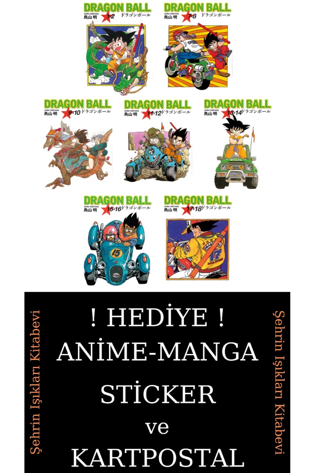 Gerekli Şeyler Yayıncılık Dragon Ball 1&2-7&8-9&10-11&12-13&14