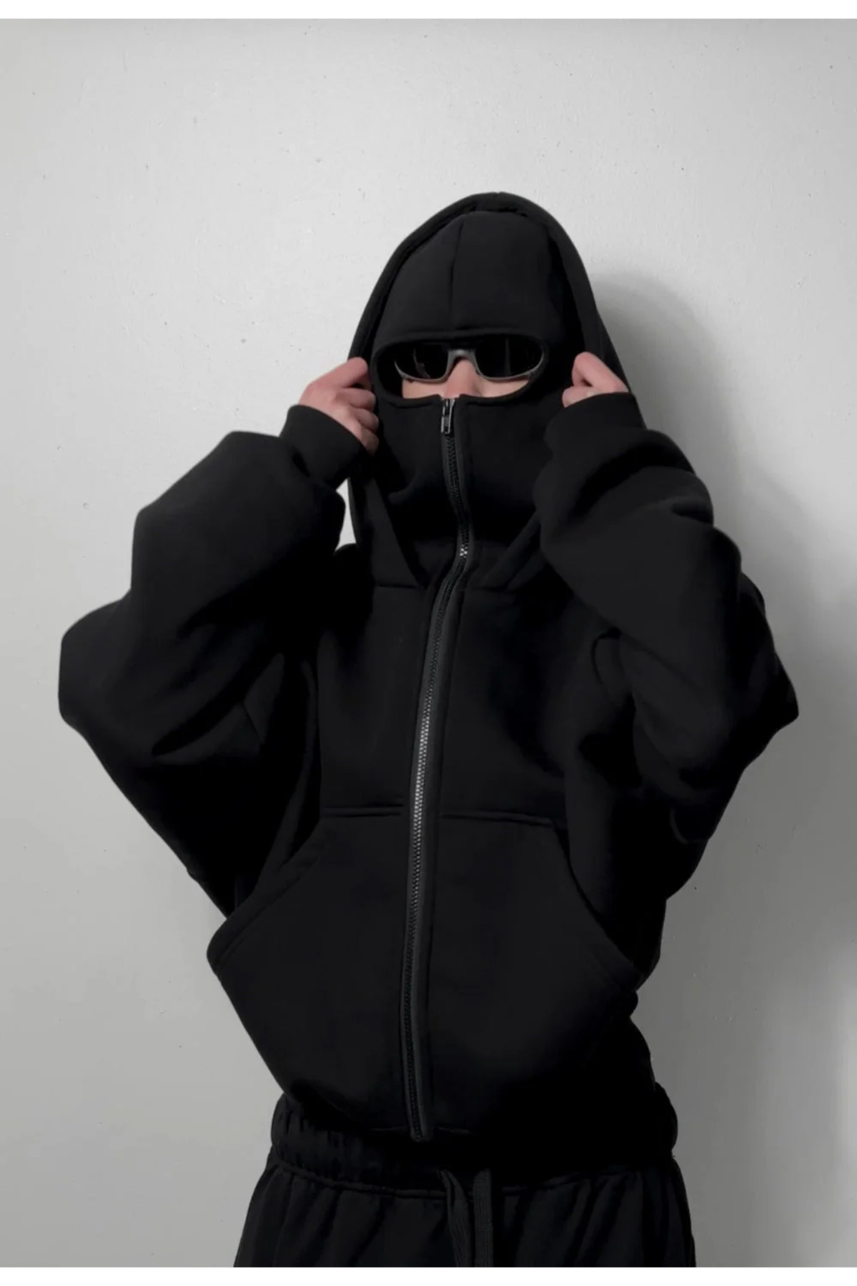 LAYORA Maskeli Oversize Kapüşonlu görsel 7