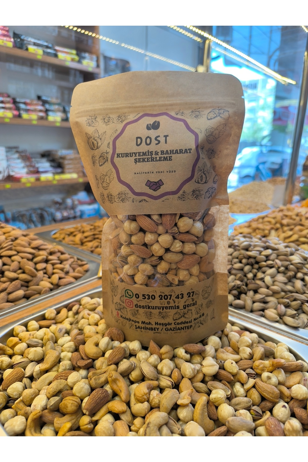 Göral Kuruyemiş LÜKS KARIŞIK ATOM ÇEREZ 250 GR