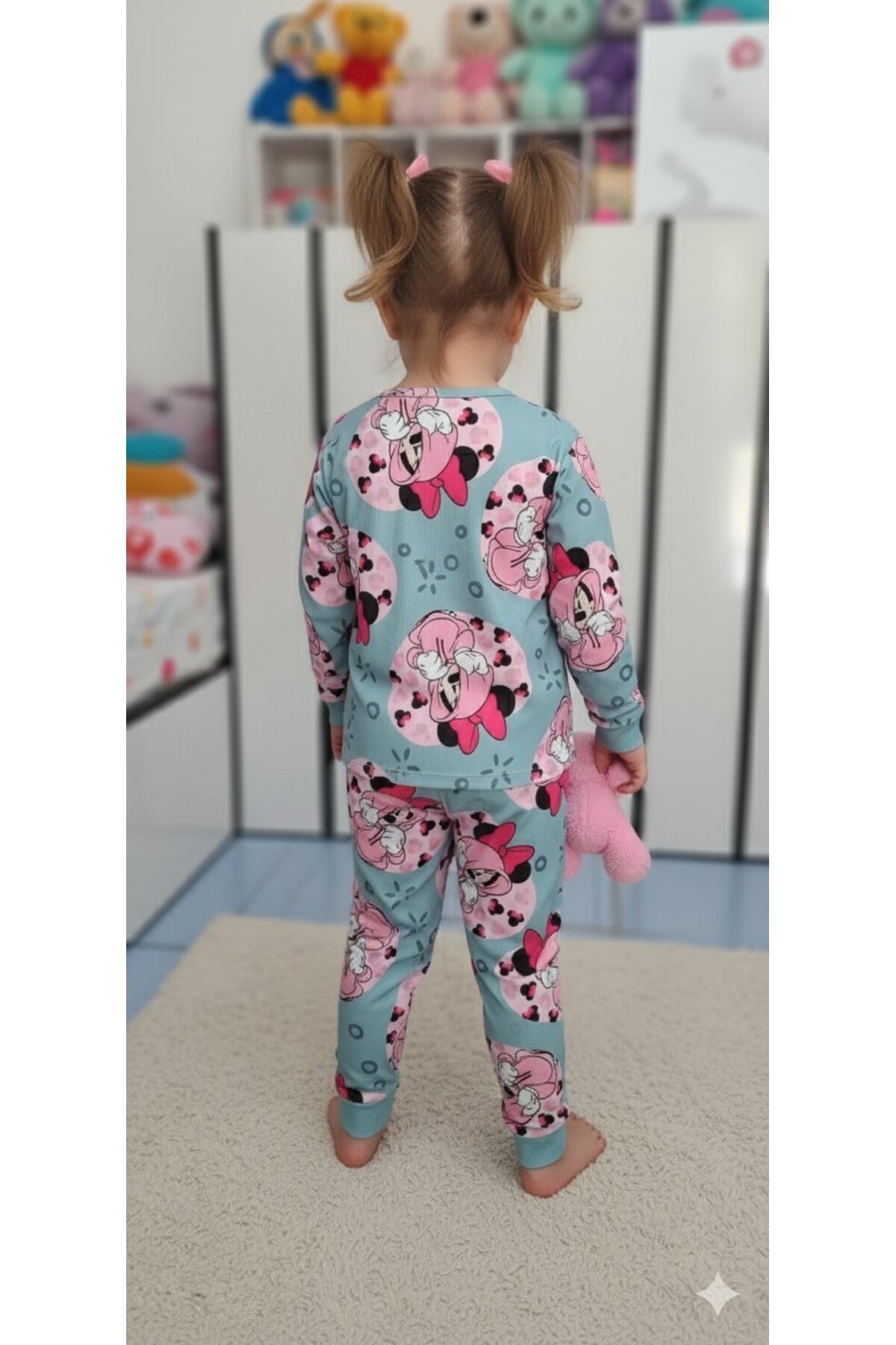 Yalçınoğlu Kids Kız Çocuk Pijama Takımı I Uzun Kollu Rahat Ev Giyim I Pamuklu - Yumuşacık Kız Çocuk Takım fotoğrafı 7 (önizleme)