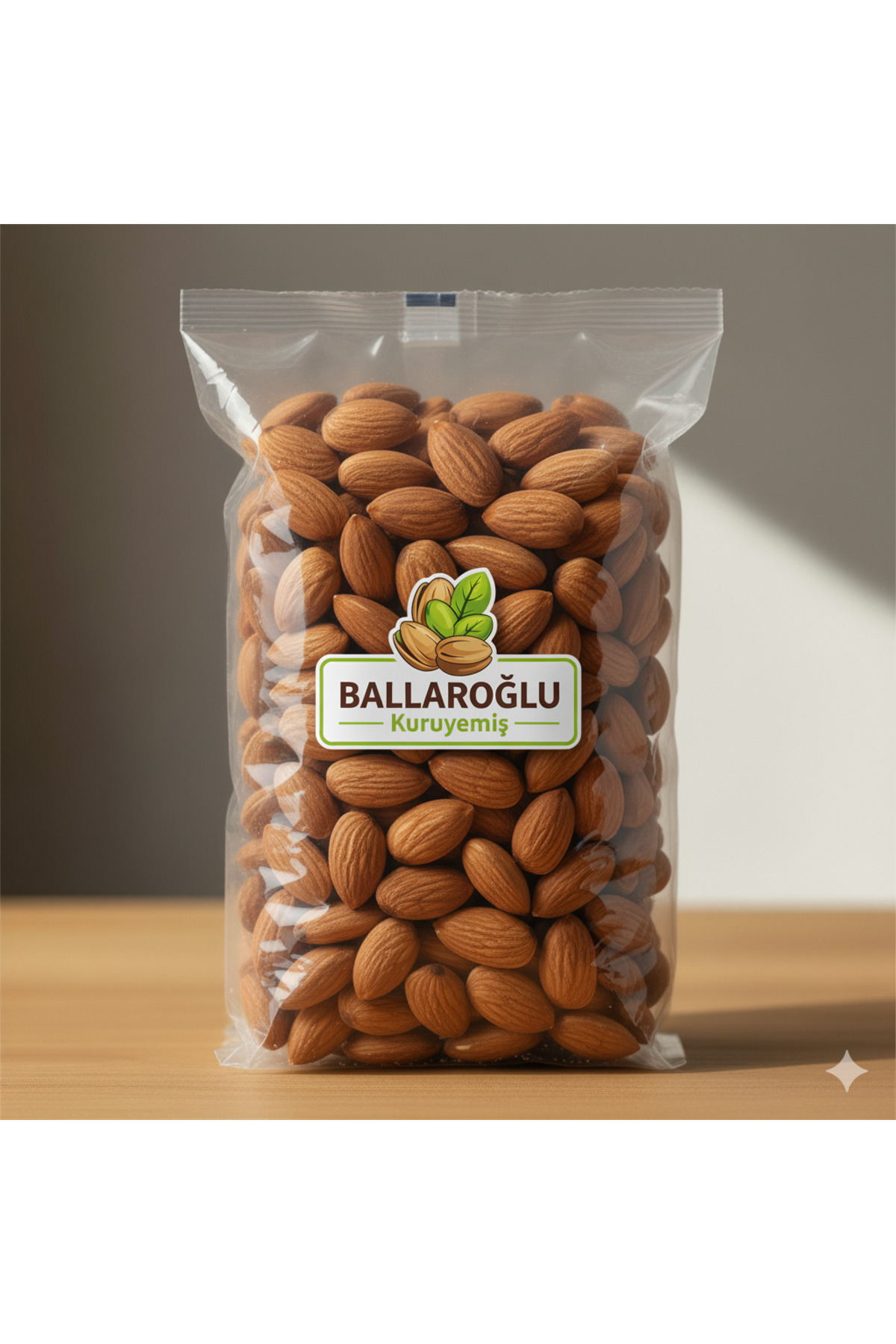 BALLAROĞLU ÇEREZ 1 Kg Kavrulmuş Badem