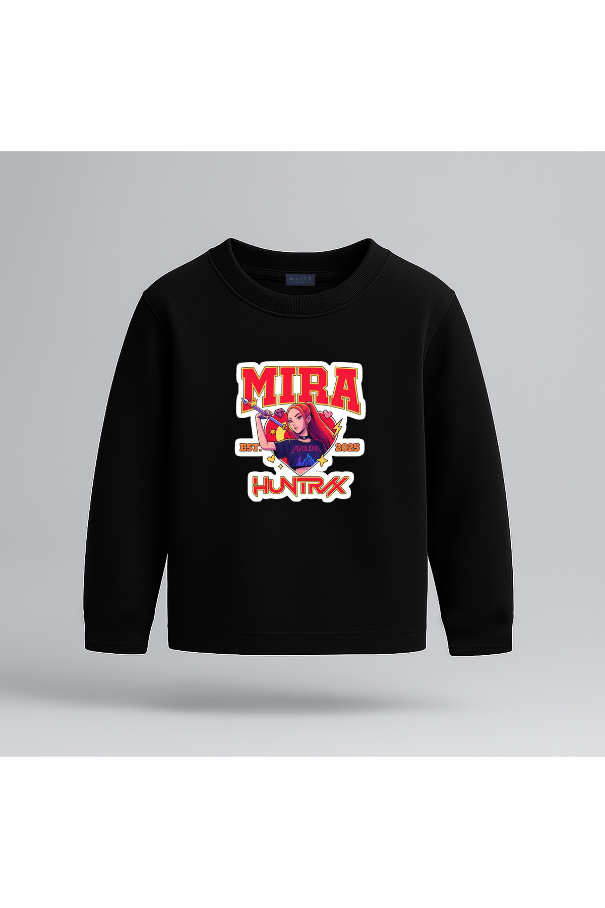 Kpop Demon Hunters Hunterix Mira Long Sleeve Printed Girl T-Shirt 4-13 Years