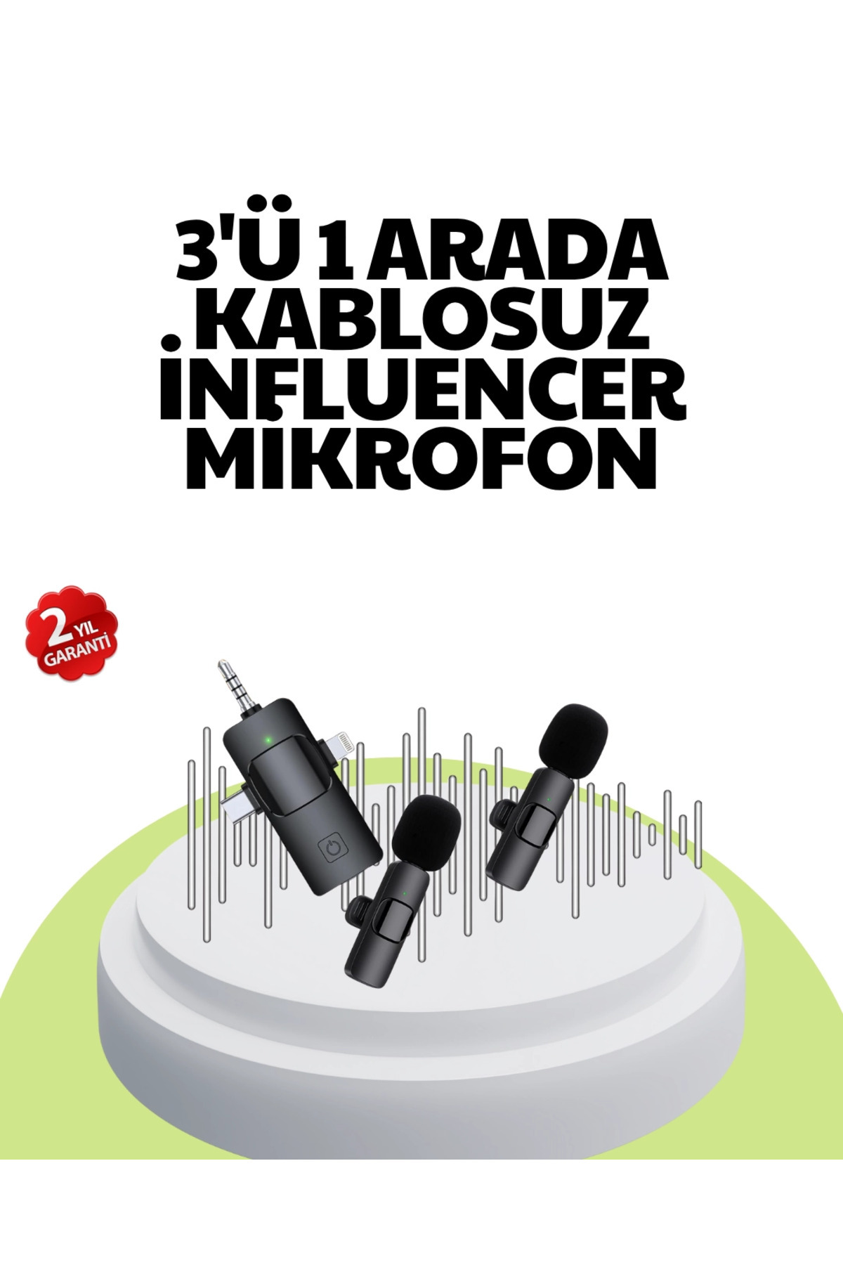 AyrStore Çok Yönlü Mikrofon - Net Ses, Uzun Pil