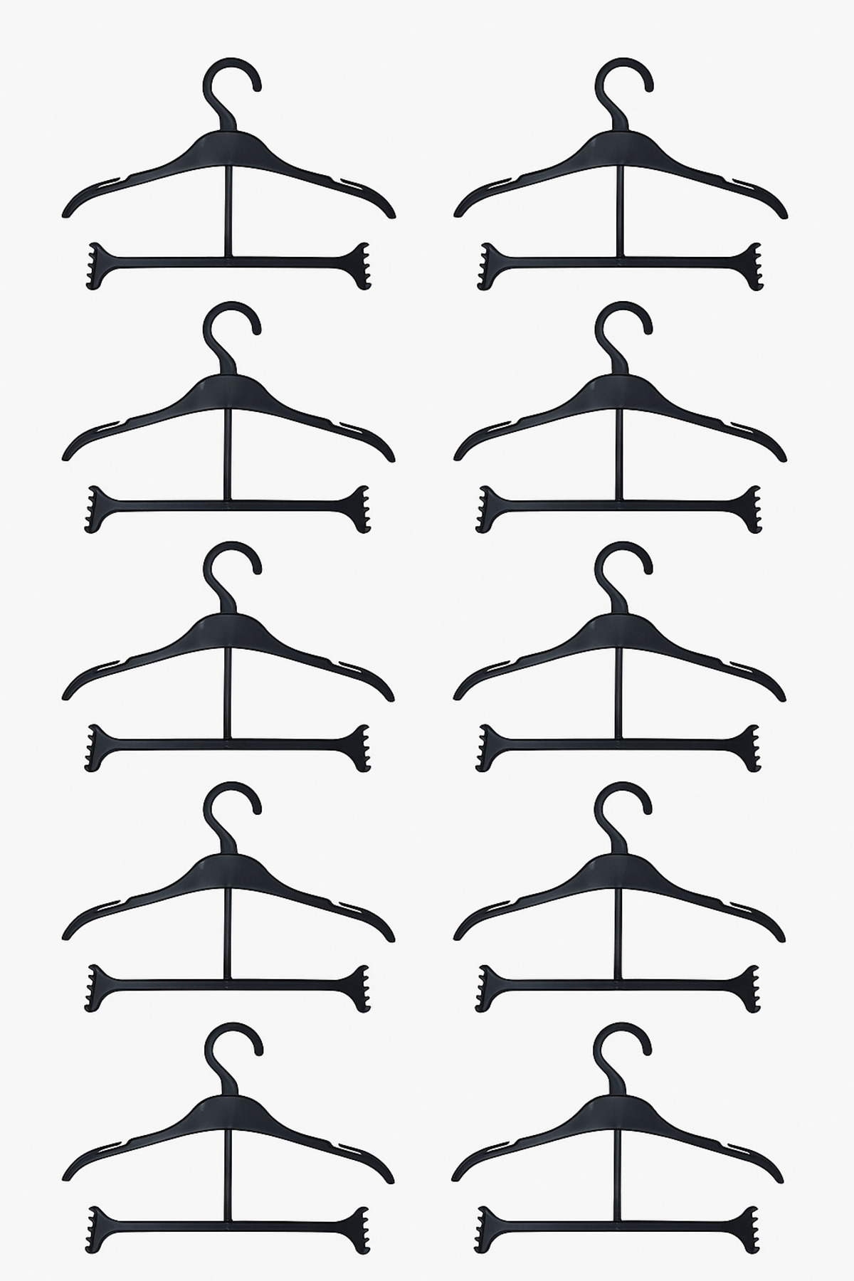 Yalçınoğlu Kids Dayanıklı ve Şık Tasarım: Alt-Üst Kombin Askısı I Uzun Ömürlü Kullanım I 10'lu I Çocuk Bebek Askı fotoğrafı 3 (önizleme)