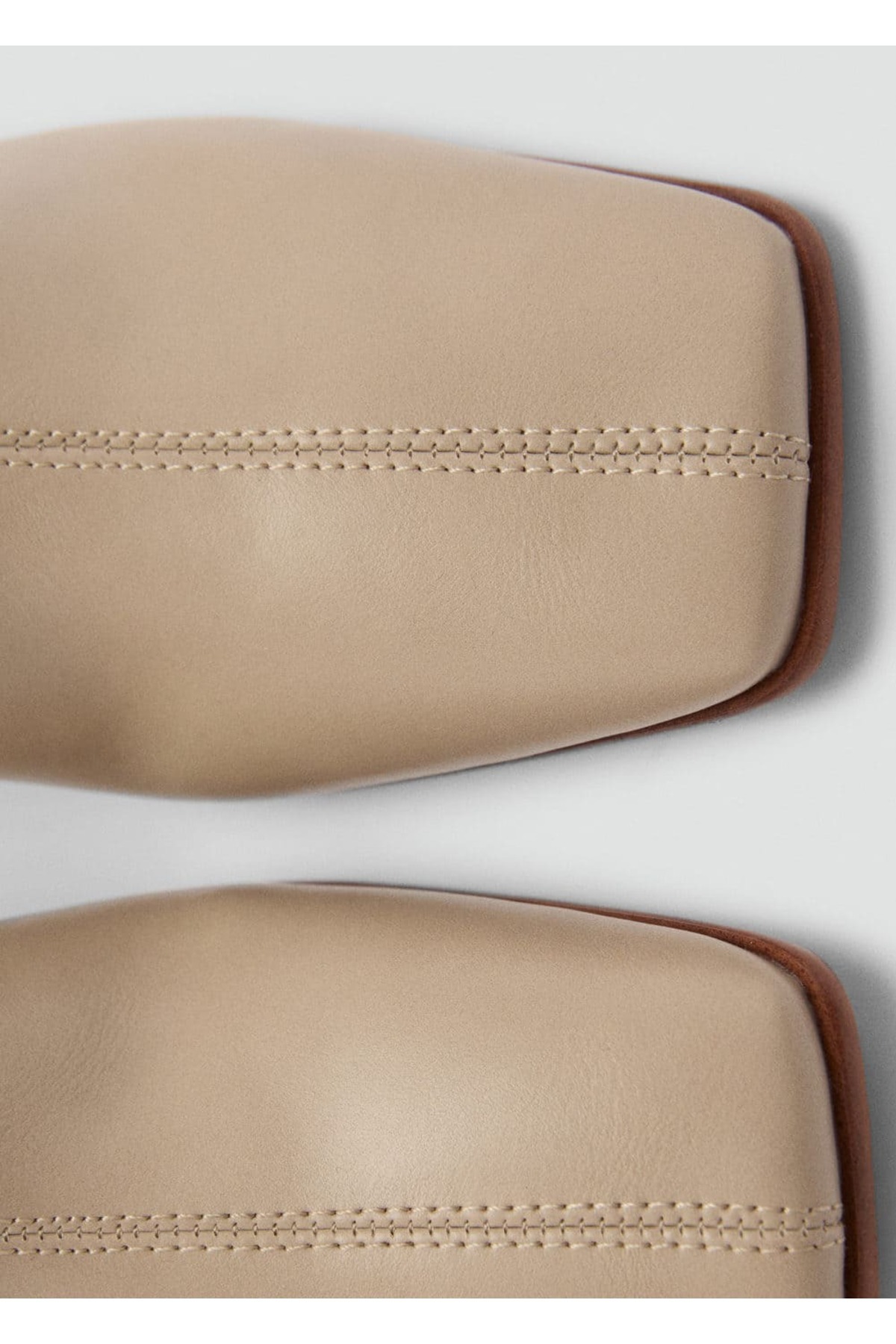 بوت کوتاه بلوکی با نوک مربعی MANGO