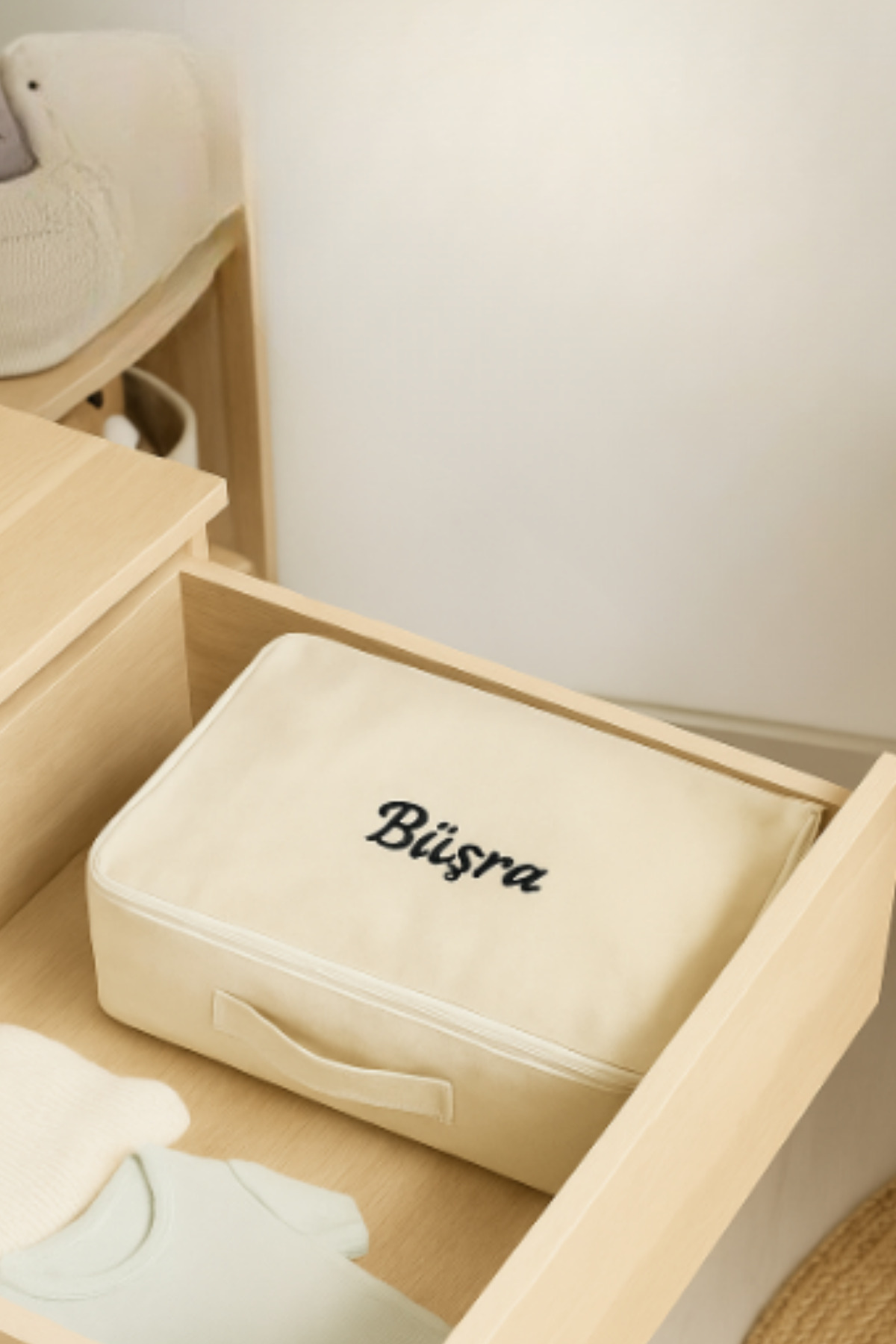 Mama Yoyo Baby Kids Kişiye özel NAKIŞLI TEKLİ Anne Bebek Doğum Hastane Düzenleme Bavul Çantası Hastane Çıkışı Hurç fotoğrafı 2 (önizleme)