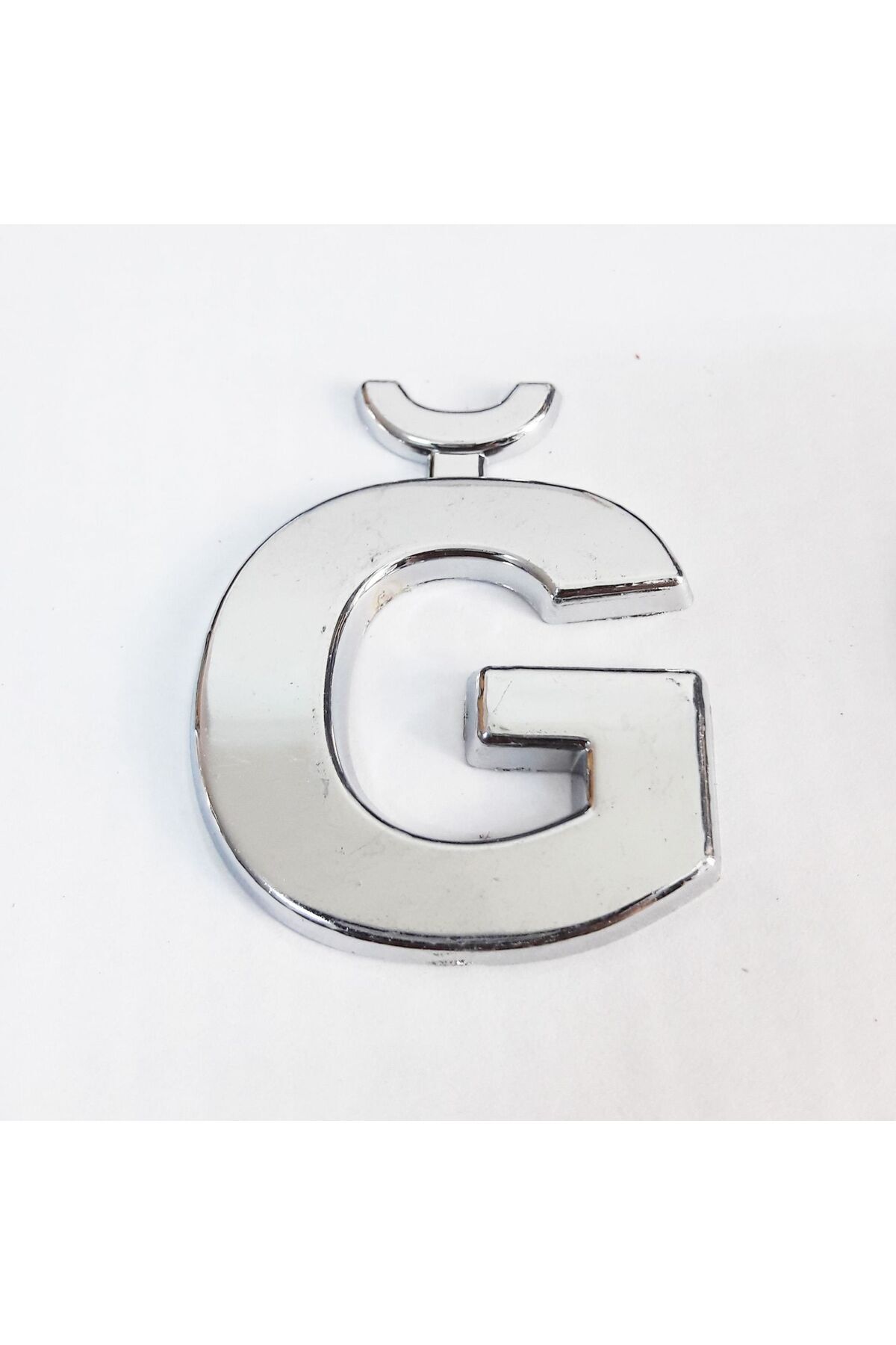 HELLO PAPANA Cemax Ğ Harfi 3,75 cm Krom Yapışkanlı