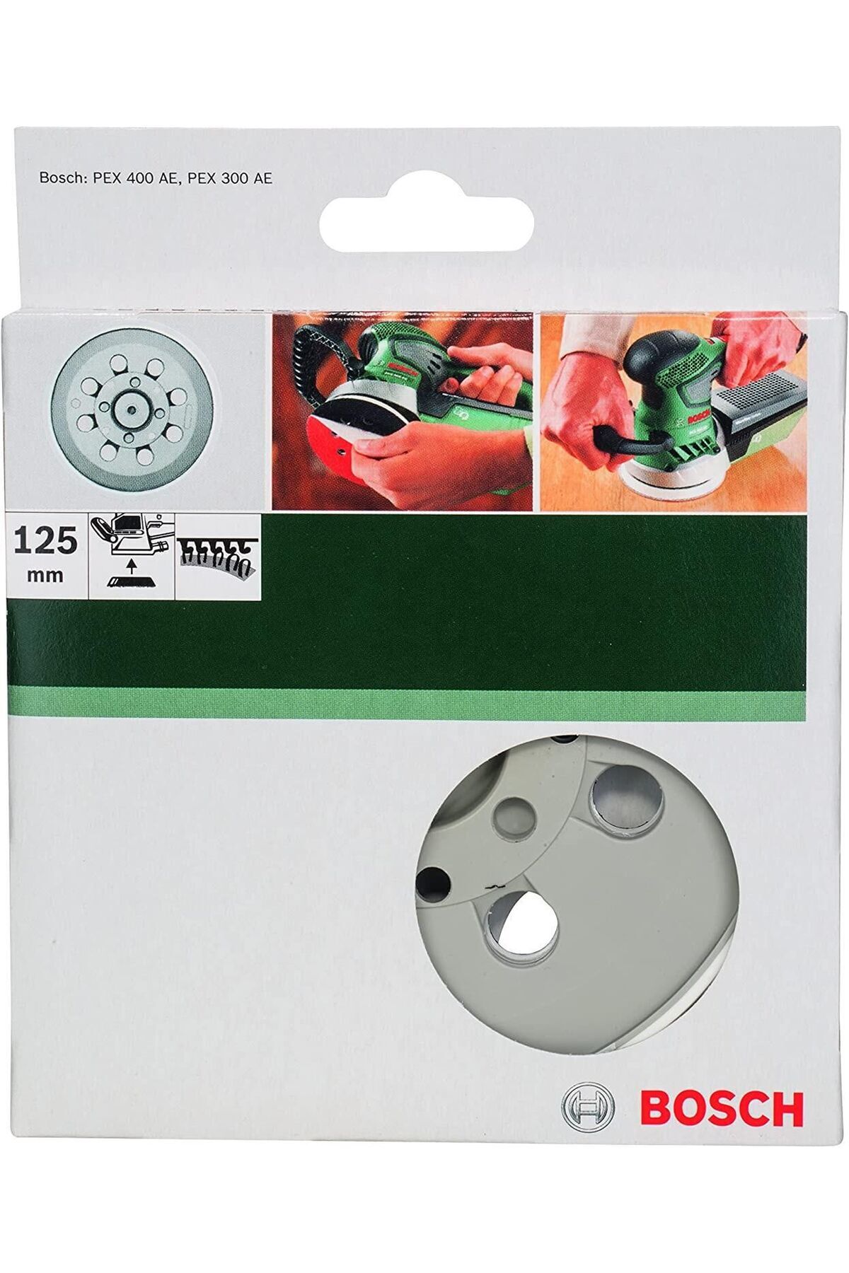 HELLO PAPANA Bosch PEX 400 AE PEC 300 AE 125 mm Orta Sert Taban