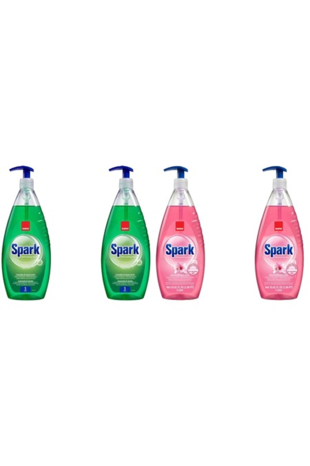 Sano Set Variety 4 x Componente, 2 x Detergent Vase 750 Spark Castravete Lemo...