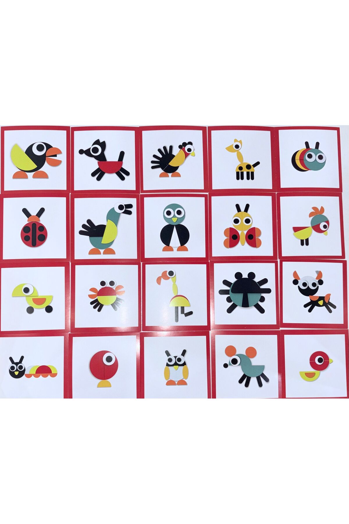 ADS TOYS Ahşap Eğitici Öğretici Sevimli Hayvan Tangramı (29 Parça - 1 Adet Kart Destesi) fotoğrafı 3 (önizleme)
