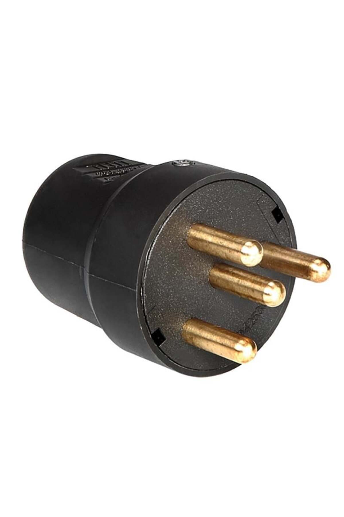 KHİ-ZAİ Kauçuk Uzatma Erkek Fiş 25A 380 I 415V