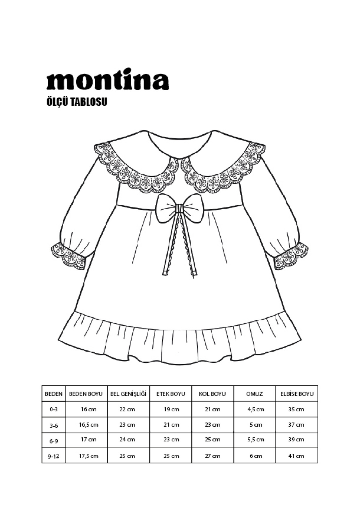 MONTİNA FİYONK DETAYLI VINTAGE JAKARLI WAFFLE PREMIUM BEBEK ELBİSESİ VE SAÇ BANDI SETİ fotoğrafı 4 (önizleme)