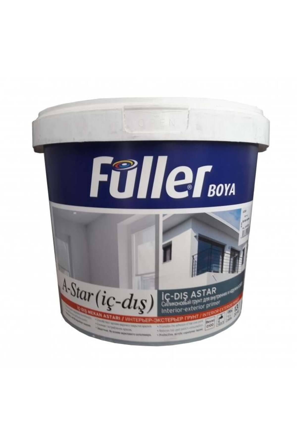 ELEKTRİK DOKTORU Füller A-Star İç Dış Cephe Astar 20 Kg Beyaz