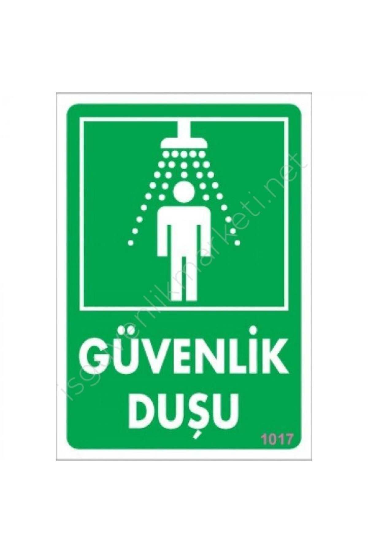 SHOPPINGSTAR Güvenlik Duşu Uyarı Levhası 17,5x25 KOD:1017