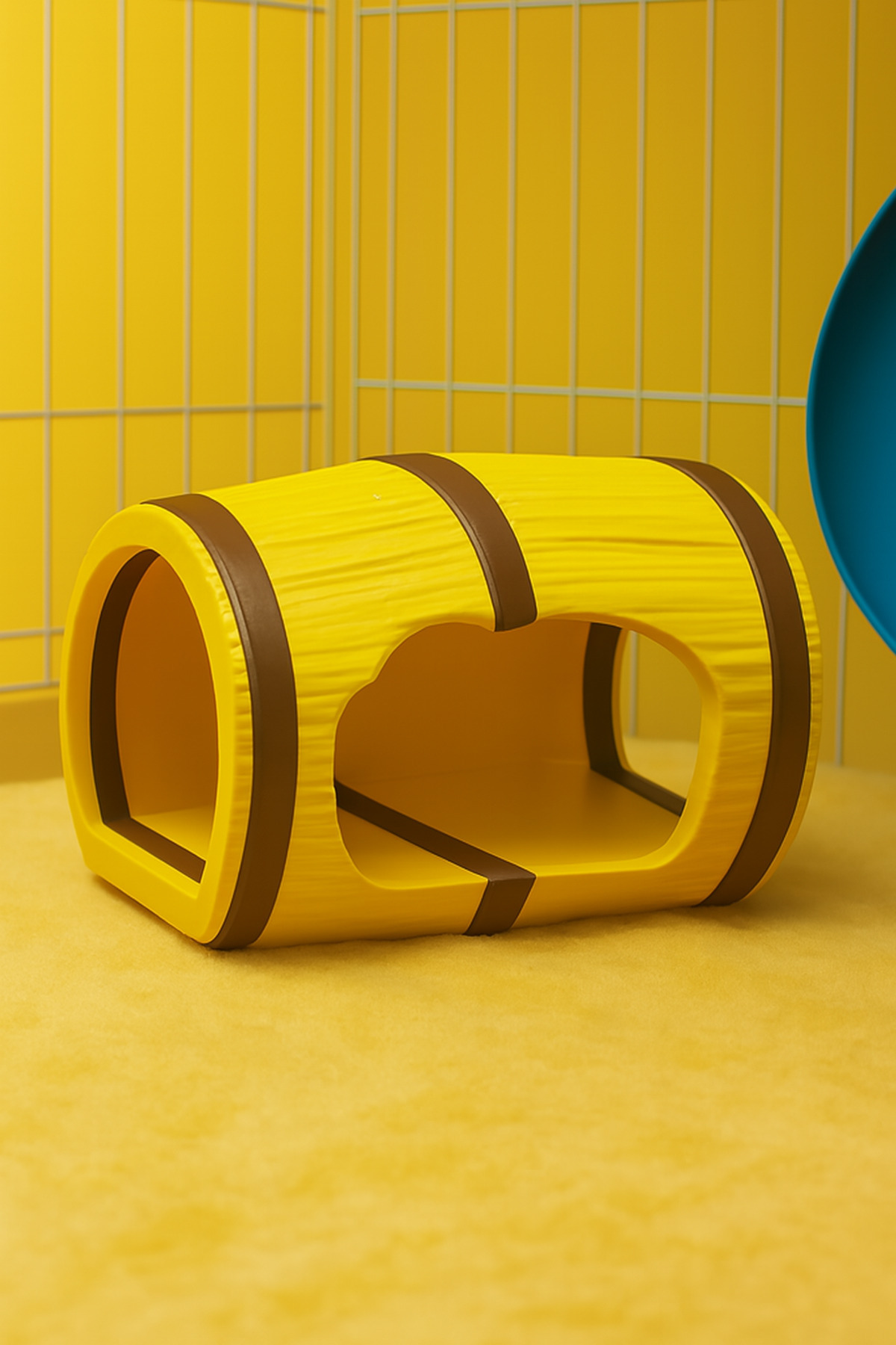 MD×JOA Hamster Yuvası ※ Hamster Evi ※ Karışık Renk ※ Hamster Kafesi ve Habitatı için Dekoratid Ev