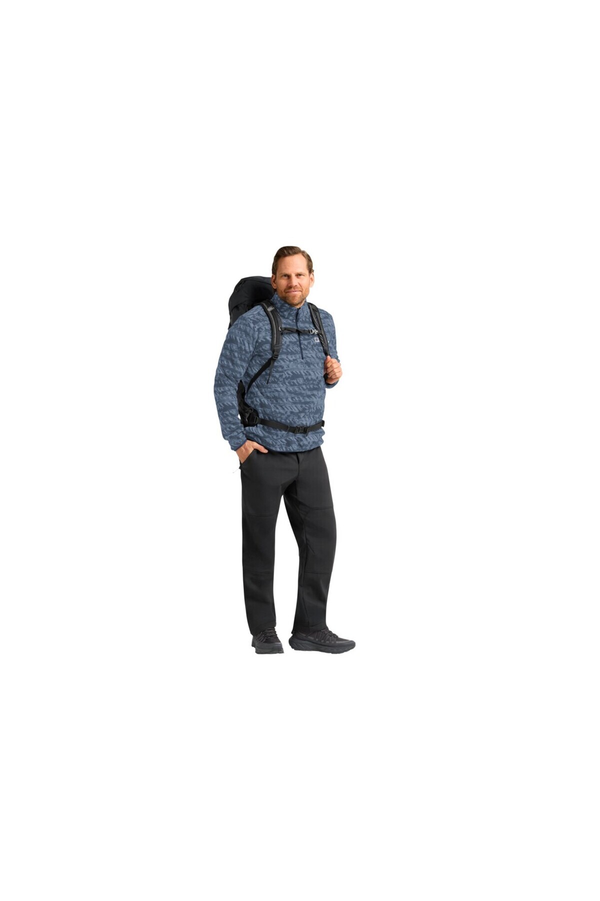 پلار مردانه راسته | جک ولف اسکین Jack Wolfskin A65447-C0412 - تصویر 3