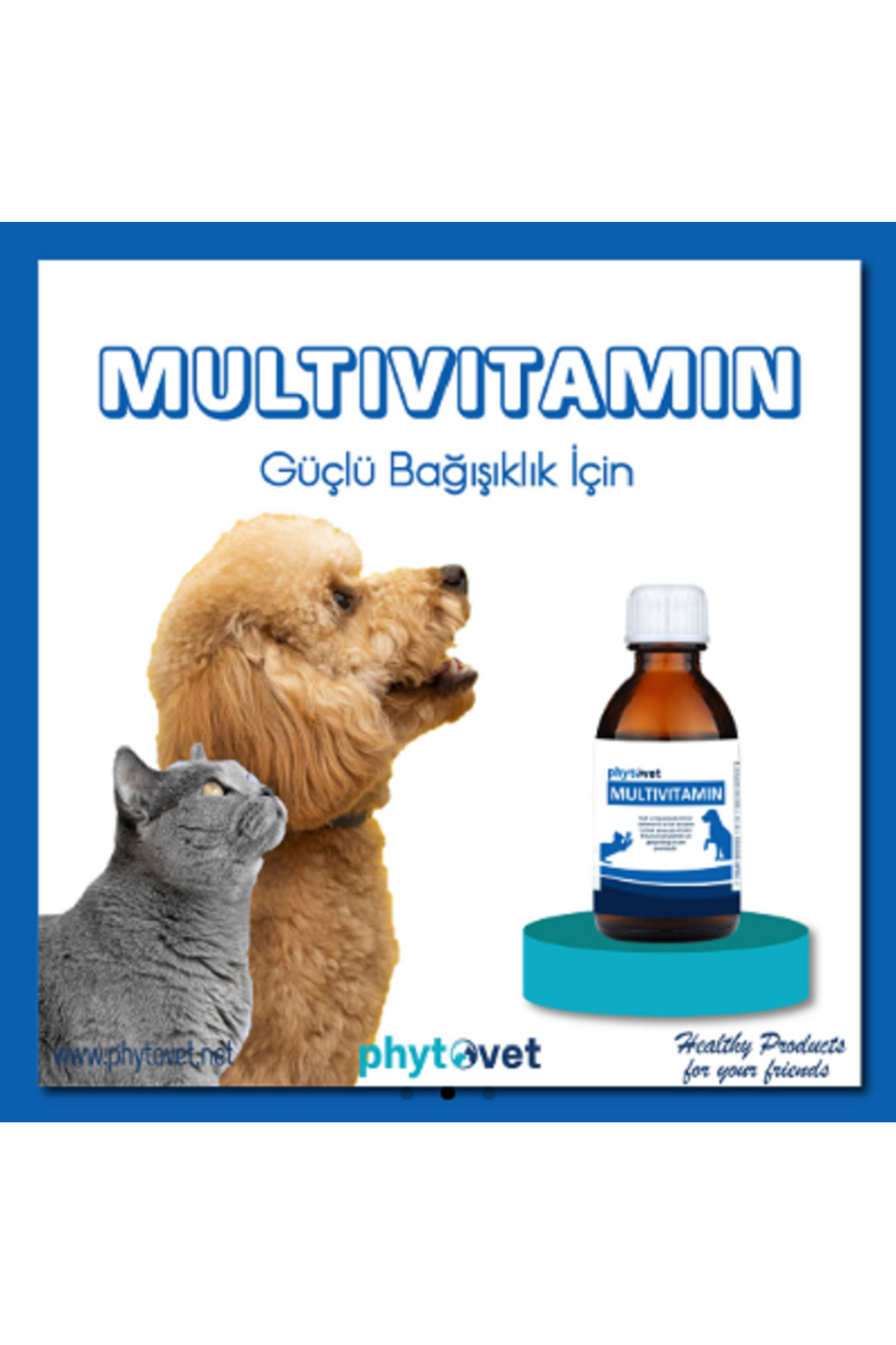 Phytovet Kedi ve Köpekler İçin Multivitamin 50ml